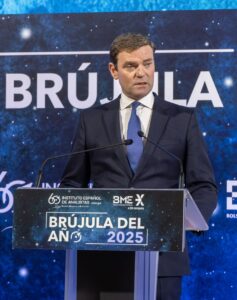 Acto de entrega de la Brújula del año 2025. El 30 de junio en la Bolsa de Madrid 2