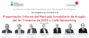 Presentación Informe del Mercado Inmobiliario de Aragón. El 29 de mayo en Zaragoza 1