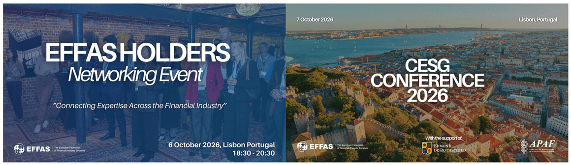 EFFAS Holders Networking Event & CESG Conference 2026 3