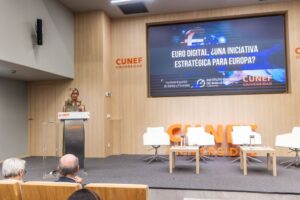 Presentación informe Euro Digital. El pasado 10 de junio en Madrid en CUNEF Universidad 4