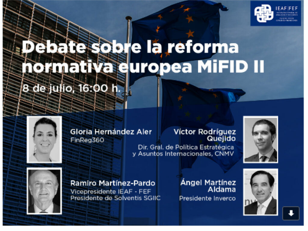Debate sobre la reforma normativa europea MiFID II 1