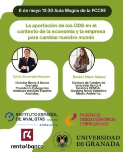 ODS Inversiones Sostenibles en el contexto de la Economía y la Empresa. Granada 1