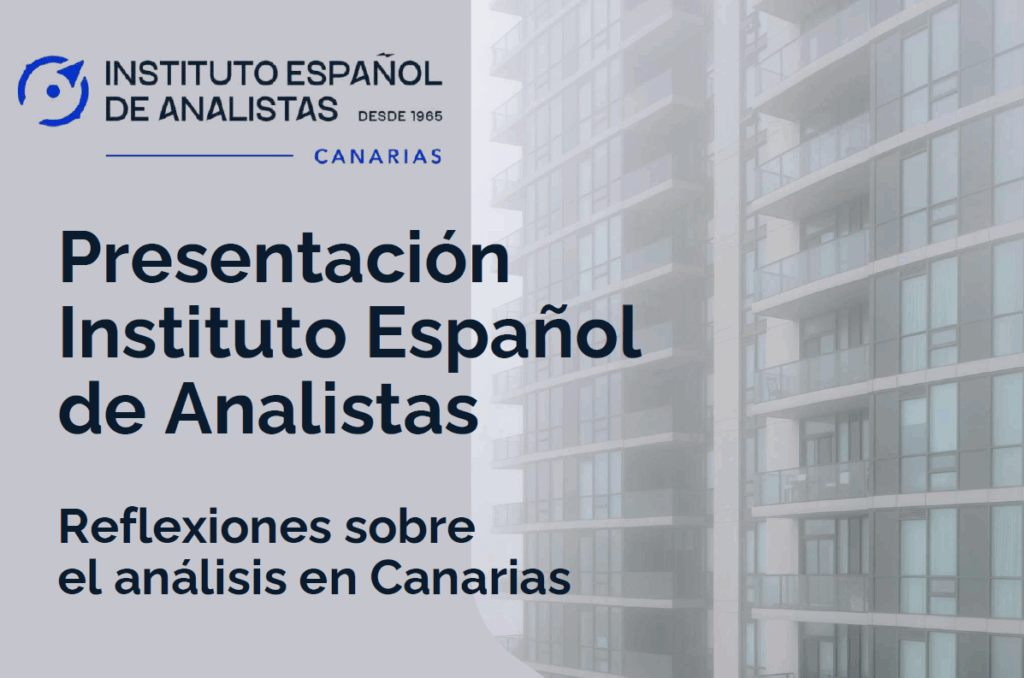 Reflexiones sobre el análisis en Canarias.  En Las Palmas de Gran Canaria y Santa Cruz de Tenerife 2