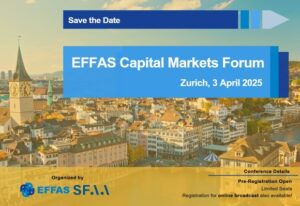 Annual EFFAS Capital Markets Forum. El próximo 3 de abril a las 9:00h. 3